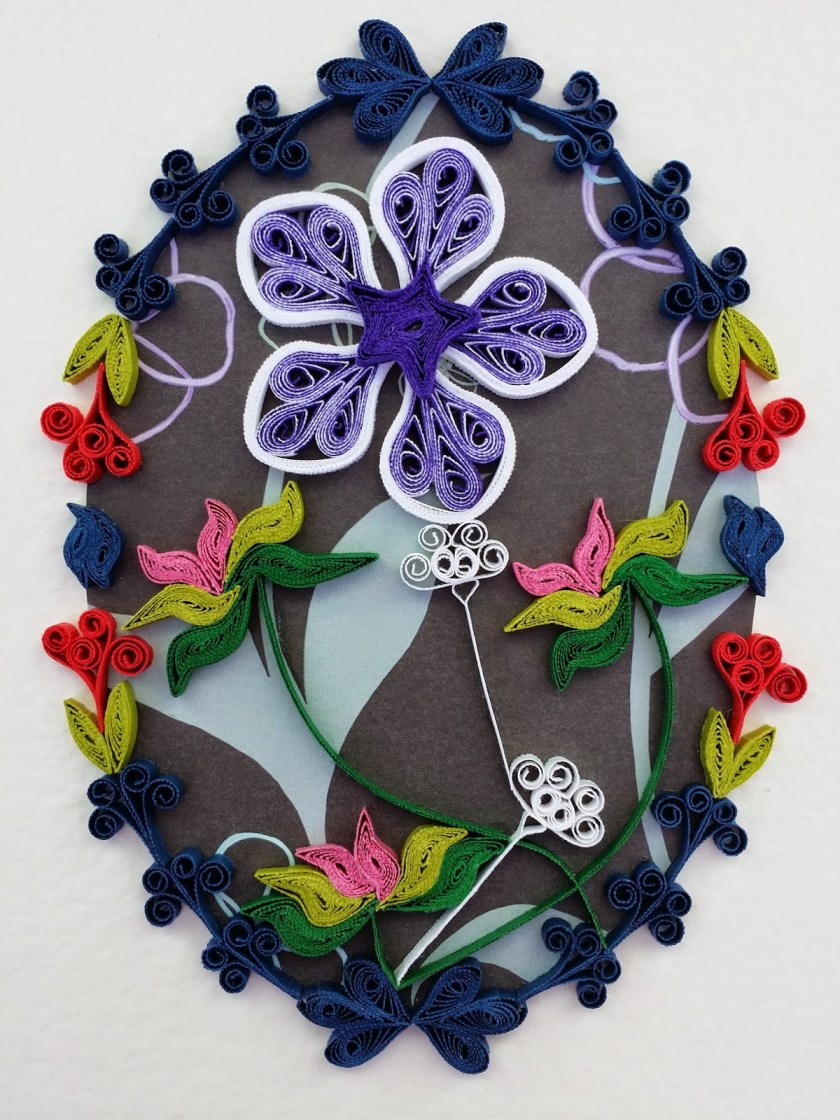 A5 300 gsm paper; quilled paper of various weights and colours