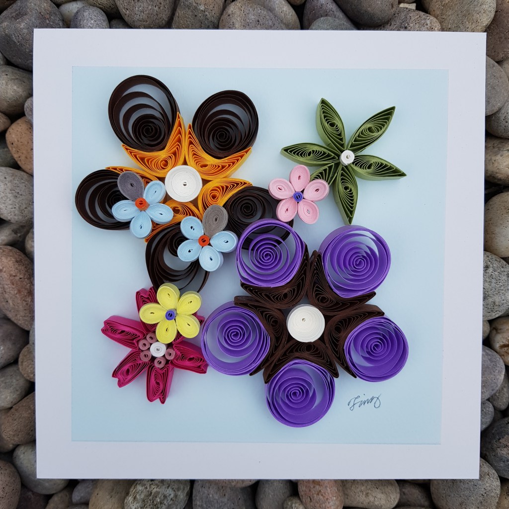 Floribunda 1 – Folly Flowers on Pale&nbsp;Blue